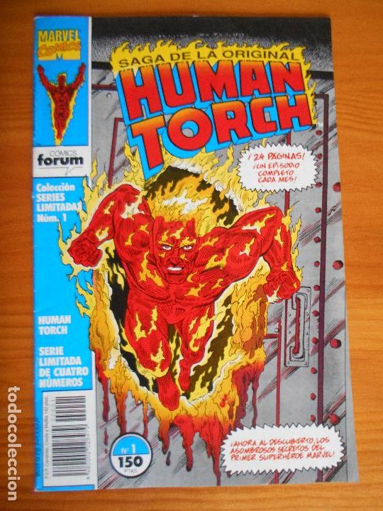 C&oacute;mics: SAGA DE LA ORIGINAL HUMAN TORCH N&ordm; 1 - MARVEL - FORUM (7Z) - Foto 1