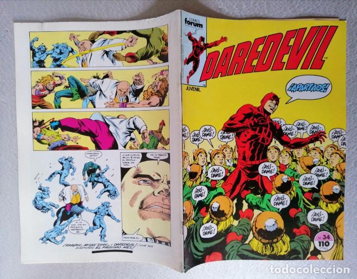 C&oacute;mics: DAREDEVIL N&ordm; 34 - FORUM 1985 BUEN ESTADO - Foto 2