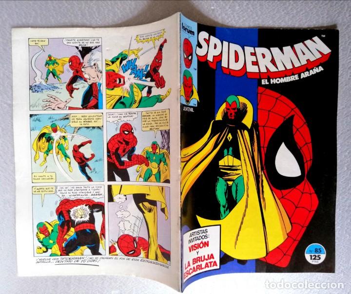 C&oacute;mics: SPIDERMAN N&ordm; 85 - FORUM 1985 BUEN ESTADO - Foto 2