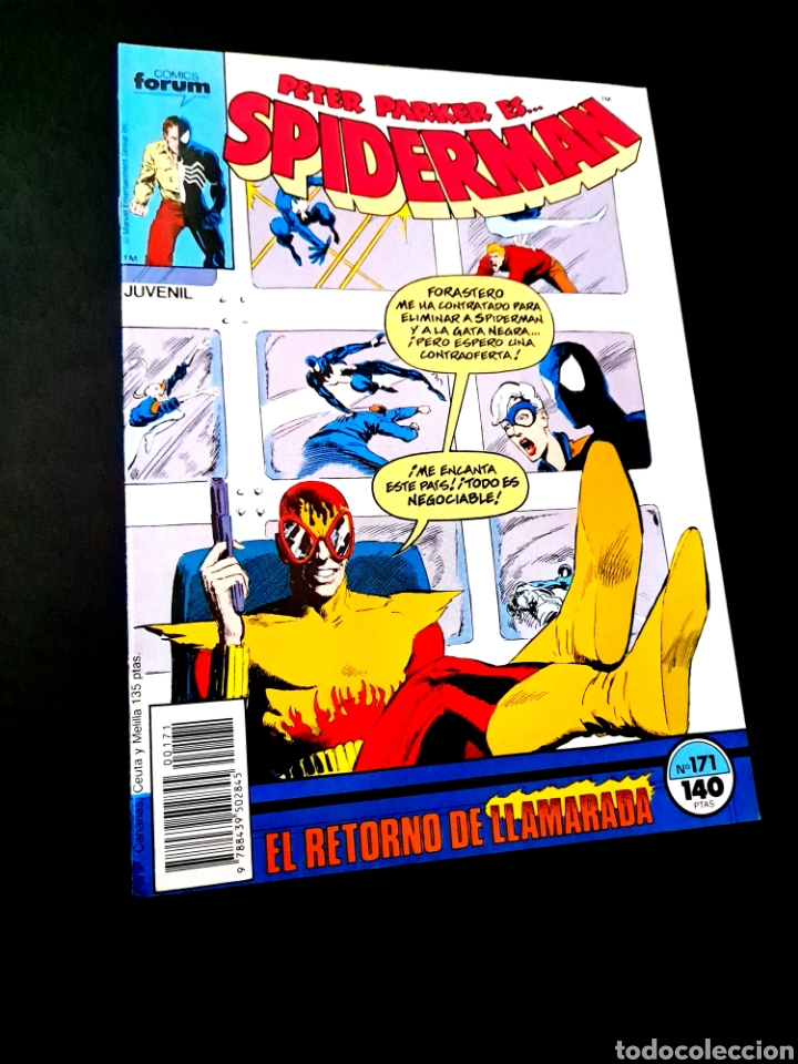 C&oacute;mics: EXCELENTE ESTADO SPIDERMAN 171 COMICS FORUM MARVEL - Foto 1