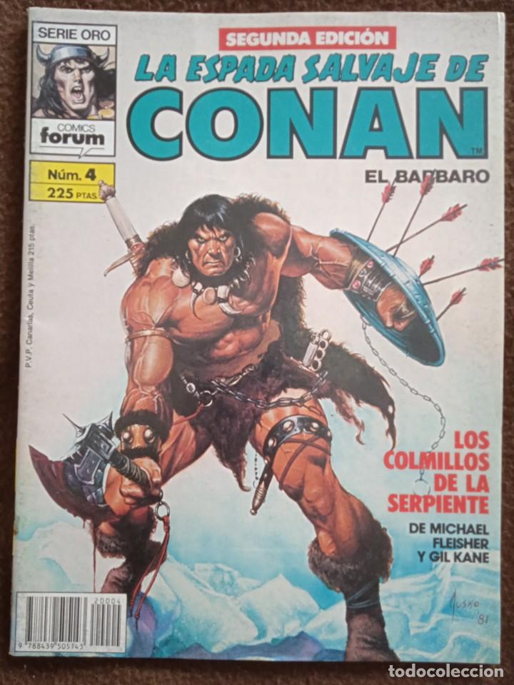 C&oacute;mics: LA ESPADA SALVAJE DE CONAN 4 SEGUNDA EDICI&Oacute;N-FORUM - Foto 1