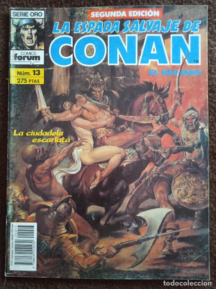 C&oacute;mics: LA ESPADA SALVAJE DE CONAN 13 SEGUNDA EDICI&Oacute;N-FORUM - Foto 1