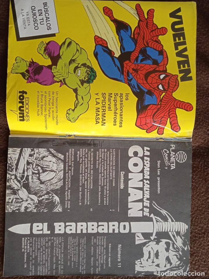 C&oacute;mics: LA ESPADA SALVAJE DE CONAN 11 PRIMERA EDICI&Oacute;N-FORUM - Foto 2