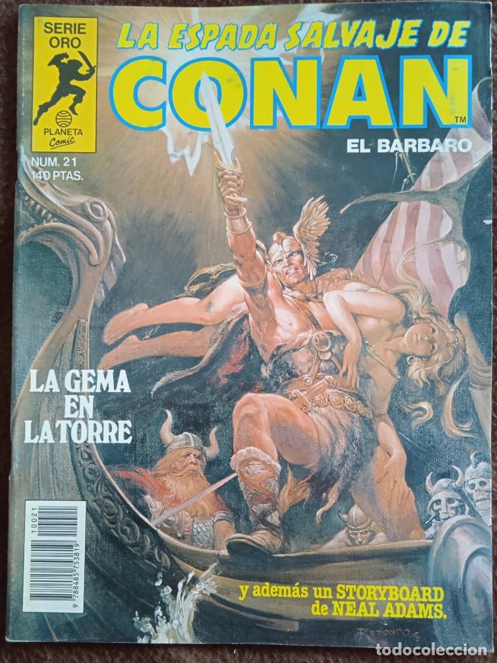 C&oacute;mics: LA ESPADA SALVAJE DE CONAN 21 PRIMERA EDICI&Oacute;N-FORUM - Foto 1