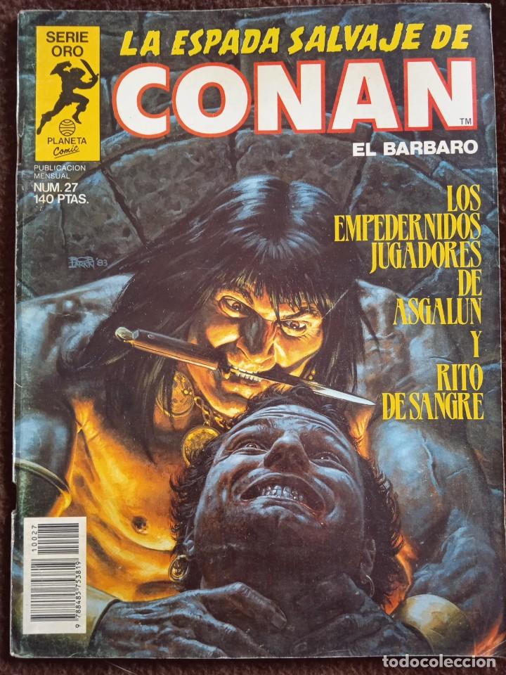 C&oacute;mics: LA ESPADA SALVAJE DE CONAN 27 PRIMERA EDICI&Oacute;N-FORUM - Foto 1