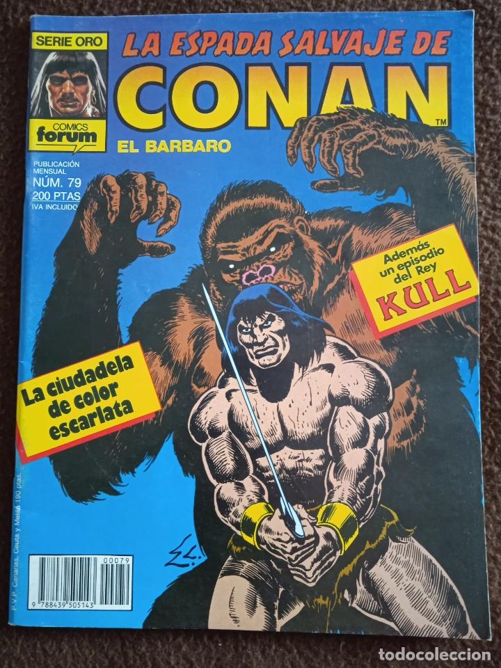 C&oacute;mics: LA ESPADA SALVAJE DE CONAN 79 PRIMERA EDICI&Oacute;N-FORUM - Foto 1