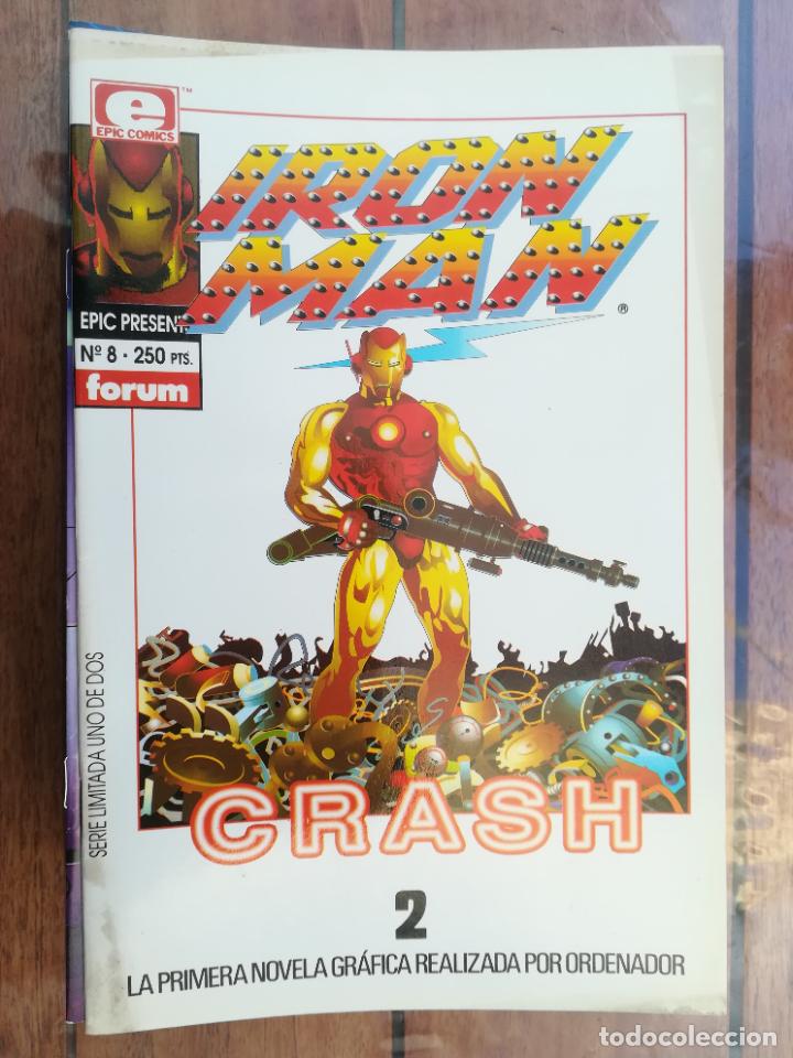 C&oacute;mics: IRON MAN. CRASH N&ordm; 1 Y 2. COMPLETA. EPIC COMICS. FORUM - Foto 2