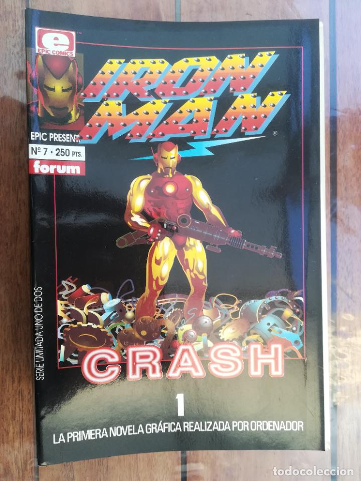 C&oacute;mics: IRON MAN. CRASH N&ordm; 1 Y 2. COMPLETA. EPIC COMICS. FORUM - Foto 1