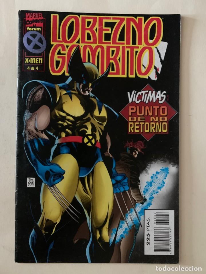 C&oacute;mics: MARVEL COMICS - FORUM EDITORIAL - LOBEZNO GAMBITO - 4 DE 4 - Foto 1