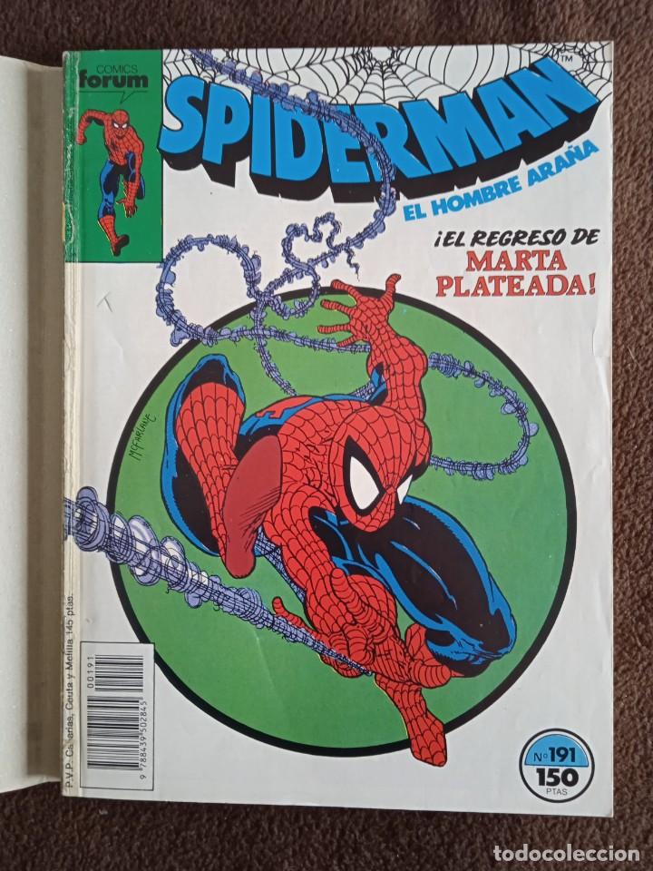 C&oacute;mics: SPIDERMAN 191-192-193-194-195 VOL 1-FORUM - Foto 3