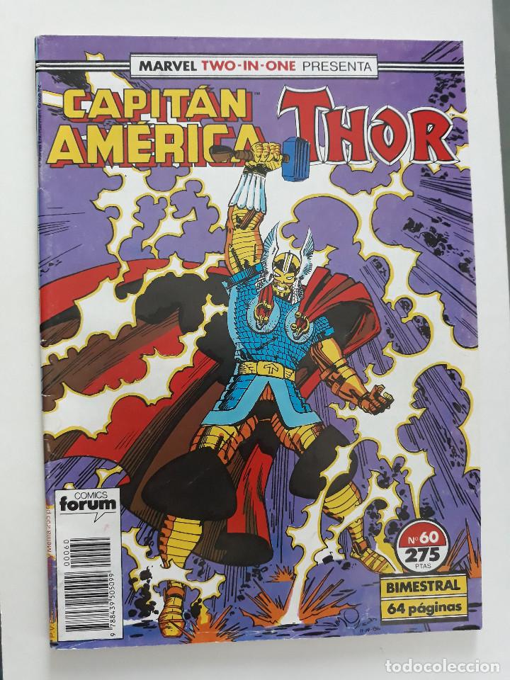 C&oacute;mics: MARVEL TWO-IN-ONE CAPITAN AMERICA THOR vol 1 N&ordm; 60 Forum - Foto 1