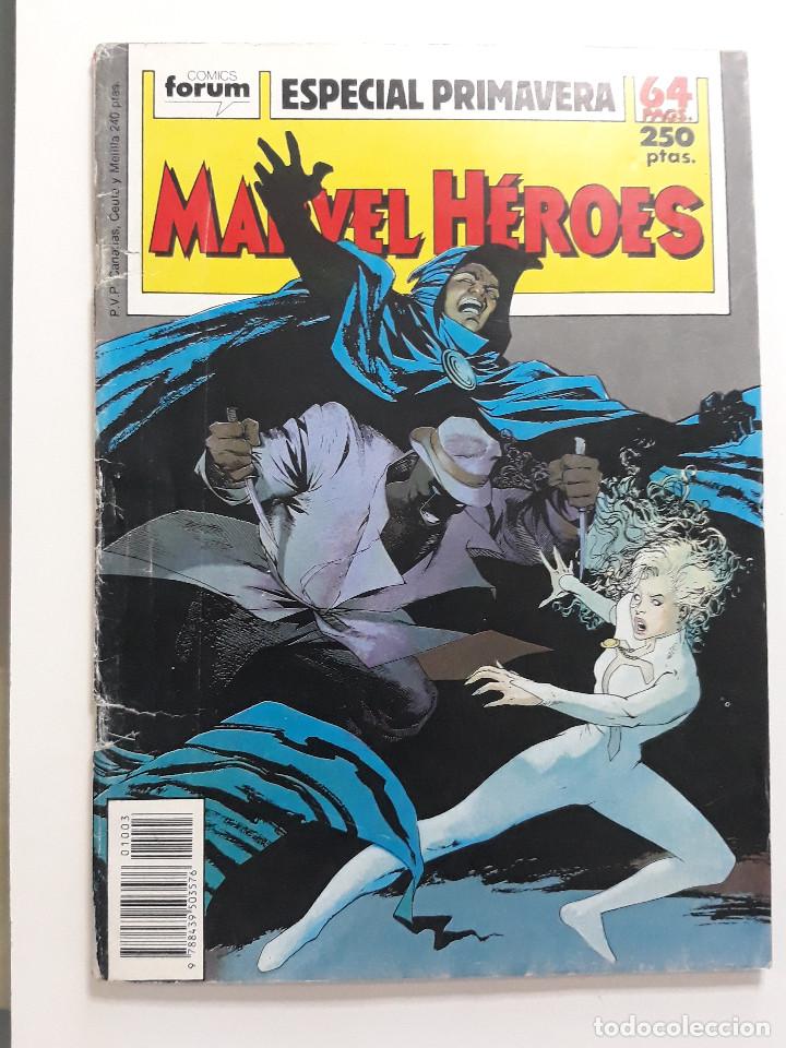C&oacute;mics: MARVEL H&Eacute;ROES ESPECIAL PRIMAVERA 1989 - Forum. CAPA Y PU&Ntilde;AL. - Foto 1
