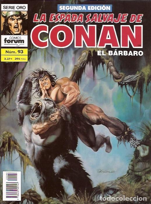 C&oacute;mics: CONAN, LA ESPADA SALVAJE DE CONAN N 93 SEGUNDA EDICION - Foto 1