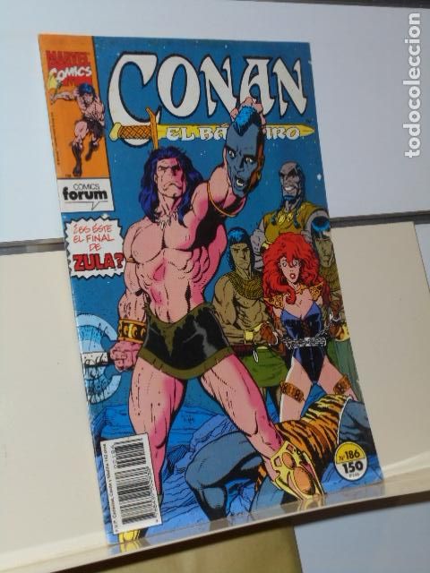 C&oacute;mics: CONAN EL BARBARO VOL. 1 N&ordm; 186 MARVEL - FORUM - Foto 1