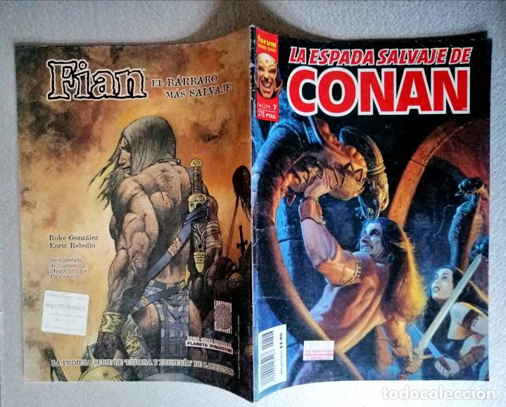 C&oacute;mics: LA ESPADA SALVAJE DE CONAN VOL. 2 N&ordm; 7 - FORUM 1996 - Foto 2