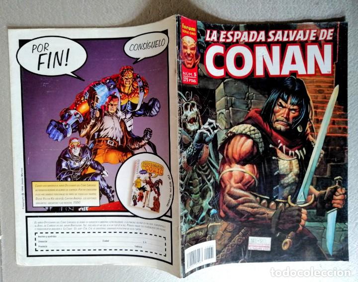 C&oacute;mics: LA ESPADA SALVAJE DE CONAN VOL. 2 N&ordm; 5 - FORUM 1996 - Foto 2