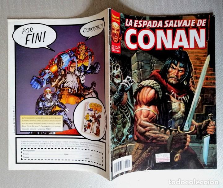 C&oacute;mics: LA ESPADA SALVAJE DE CONAN VOL. 2 N&ordm; 5 - FORUM 1996 - Foto 2