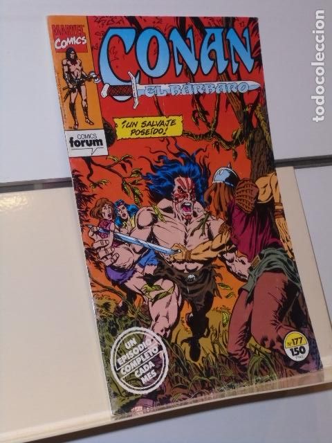 C&oacute;mics: CONAN EL BARBARO VOL. 1 N&ordm; 177 MARVEL - FORUM - Foto 1