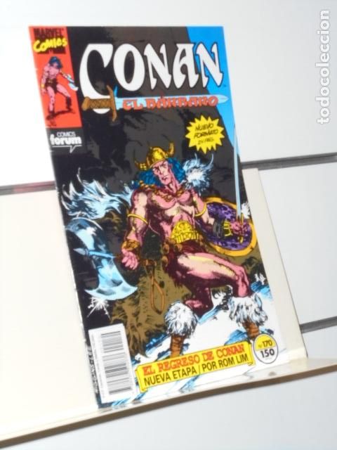 C&oacute;mics: CONAN EL BARBARO VOL. 1 N&ordm; 170 MARVEL - FORUM - Foto 1