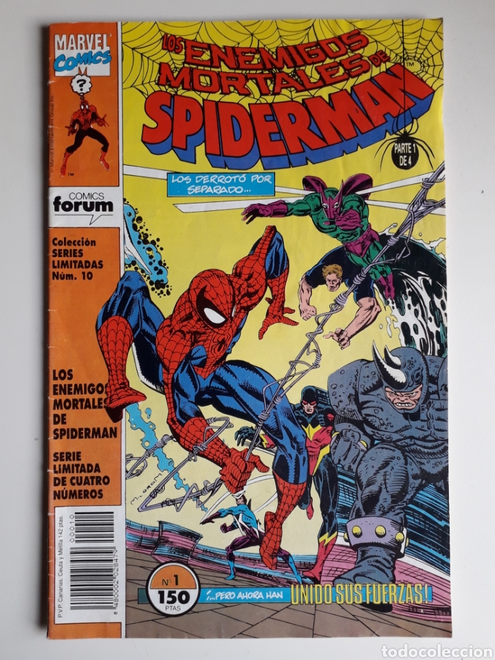 C&oacute;mics: Los enemigos mortales de spiderman num 1 - Foto 1