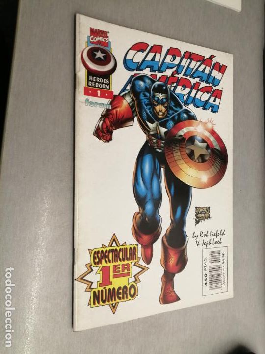 C&oacute;mics: CAPIT&Aacute;N AM&Eacute;RICA H&Eacute;ROES REBORN N&ordm; 1 / MARVEL - FORUM - Foto 1