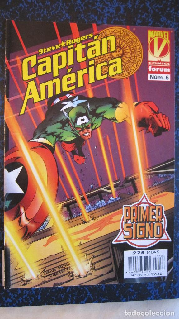 C&oacute;mics: CAPITAN AMERICA N&ordm; 6. PRIMER SIGNO. IMPECABLE - Foto 1