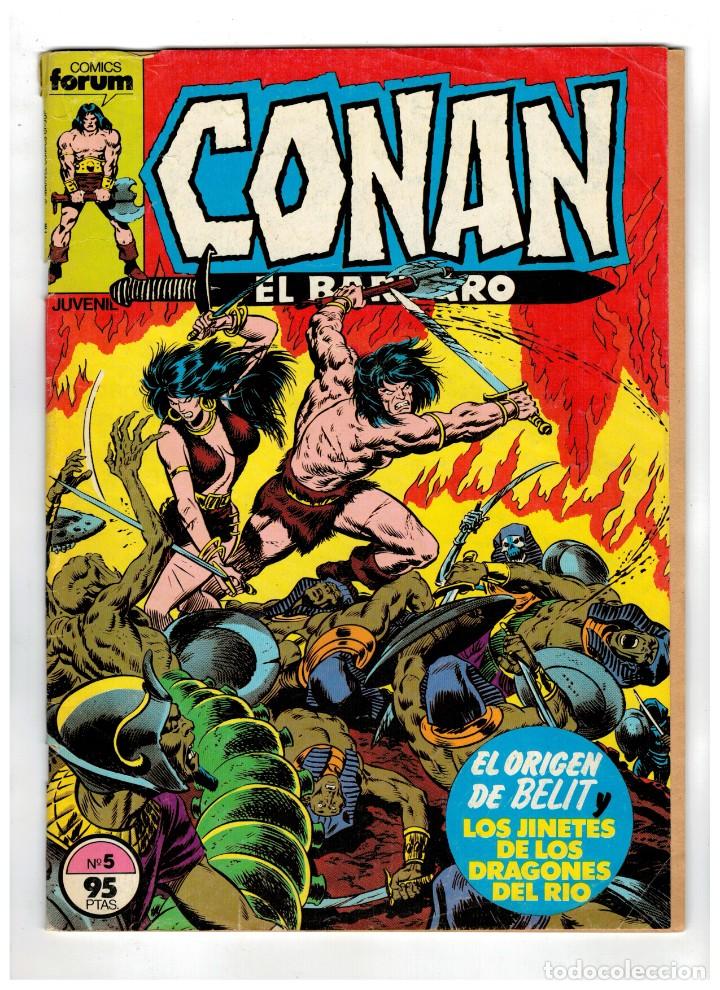 C&oacute;mics: CONAN EL B&Aacute;RBARO VOL.1. N.&ordm; 5 FORUM 1983 - Foto 1