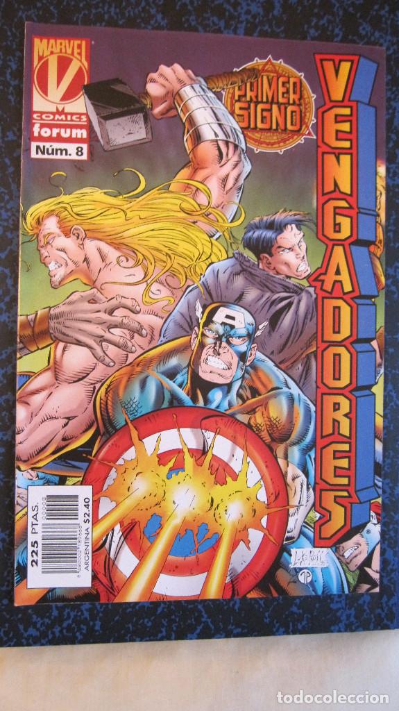 C&oacute;mics: VENGADORES N&ordm; 8 PRIMER SIGNO . IMPECABLE - Foto 1