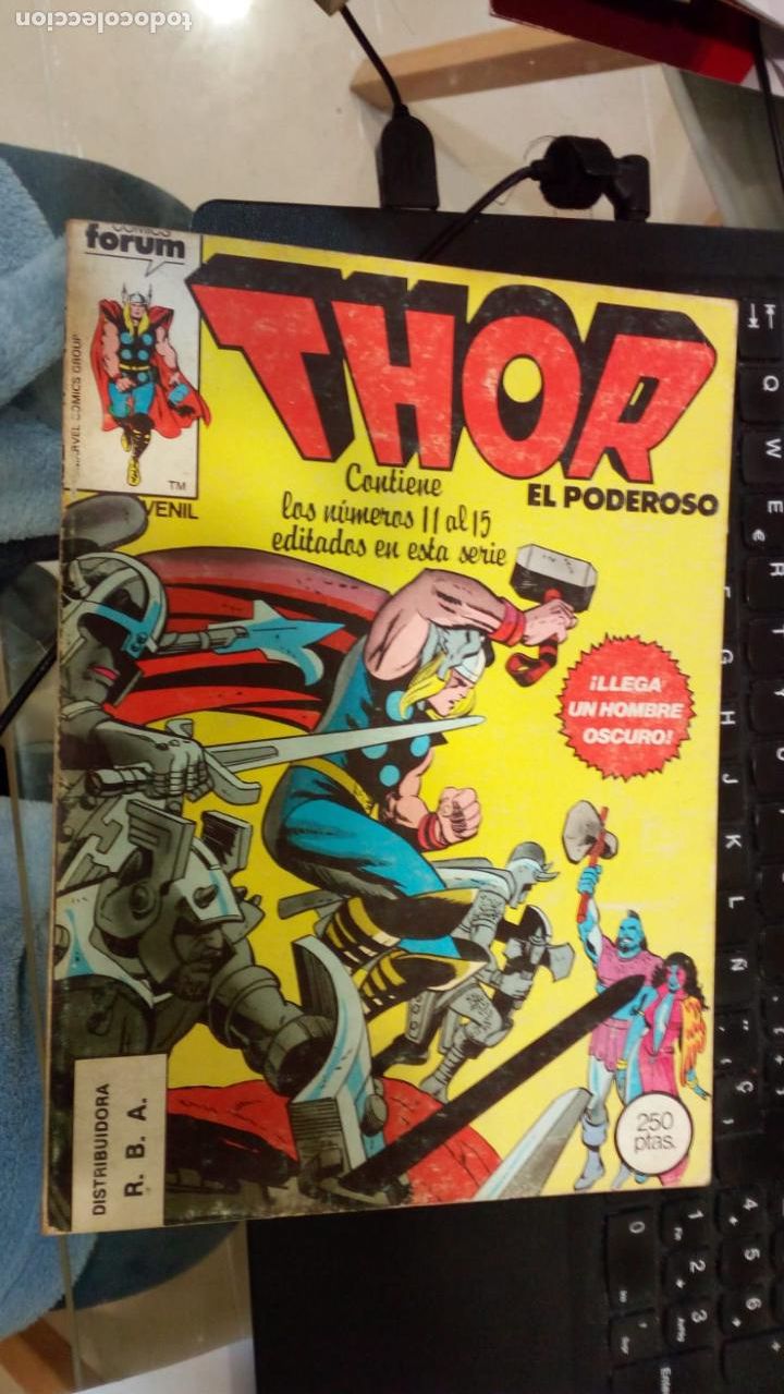 C&oacute;mics: RETAPADO FORUM THOR 11 A 15 NUEVO SIN LEER - Foto 1