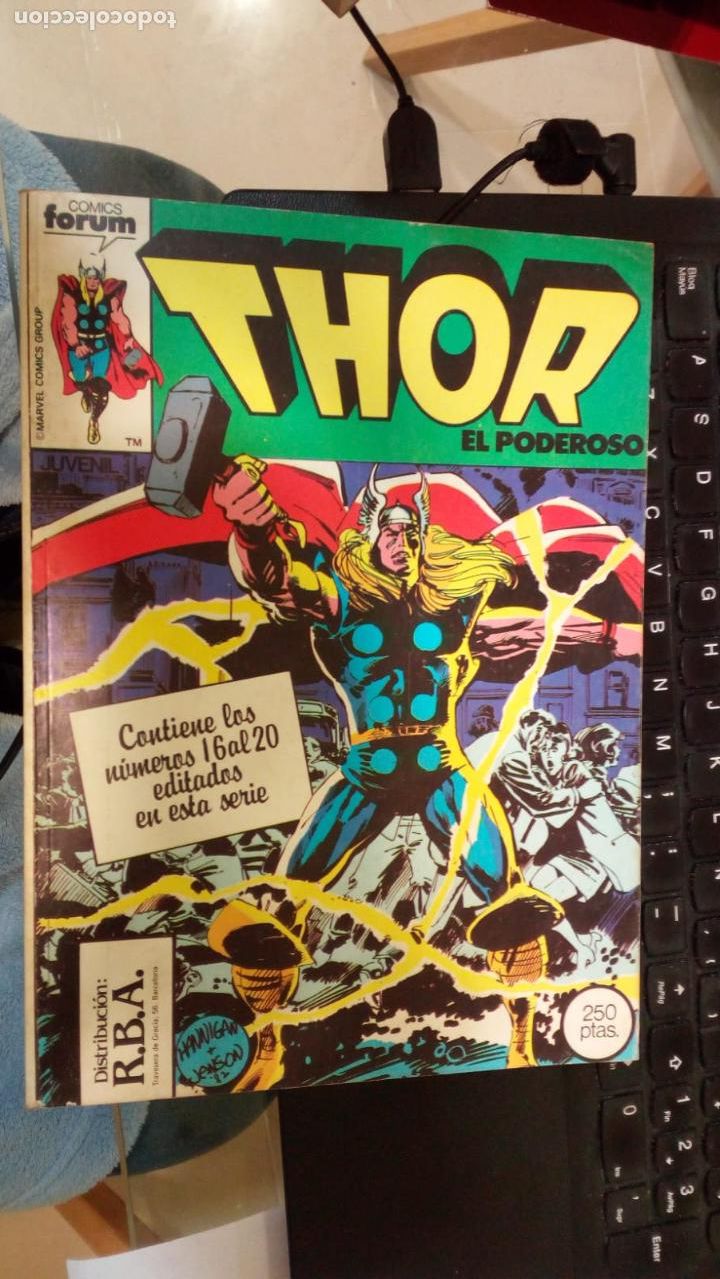 C&oacute;mics: RETAPADO FORUM THOR 16 a 20 NUEVO SIN LEER - Foto 1