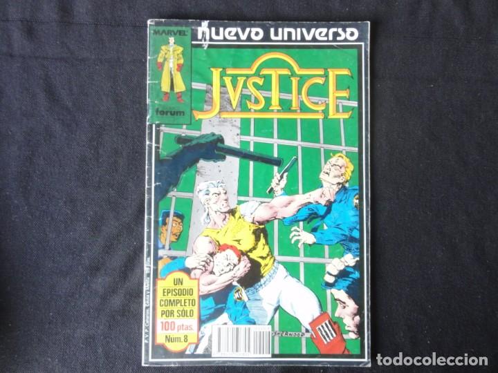 C&oacute;mics: JUSTICE. NUEVO UNIVERSO. N&ordm;. 8 C-74. - Foto 1