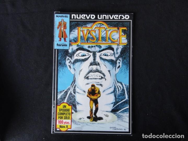 C&oacute;mics: JUSTICE. NUEVO UNIVERSO. N&ordm;. 9. C-74. - Foto 1