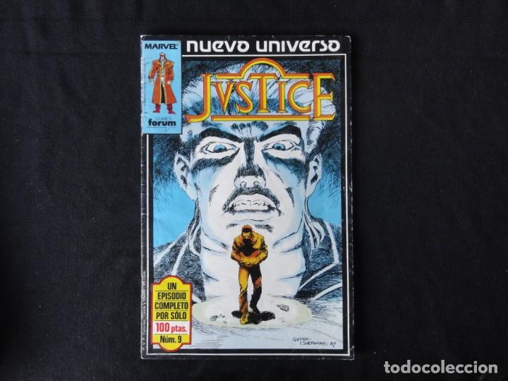 C&oacute;mics: JUSTICE. NUEVO UNIVERSO. N&ordm;. 9. C-74. - Foto 1