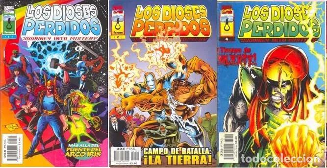C&oacute;mics: THOR EN LOS DIOSES PERDIDOS NUMEROS 1, 2 y 4 - Foto 1