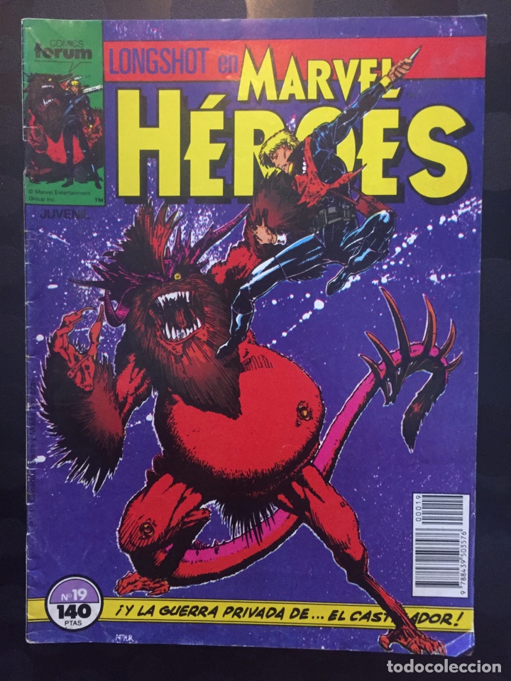 C&oacute;mics: MARVEL H&Eacute;ROES N.19 LONGSHOT ( 1986/1993 ) - Foto 1