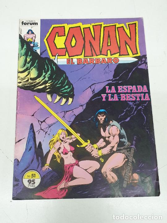 C&oacute;mics: CONAN EL BARBARO N&ordm; 51 / MARVEL - FORUM - Foto 1