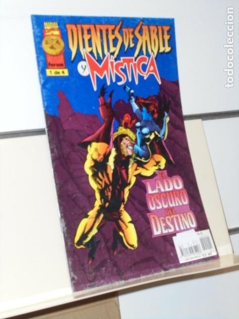 C&oacute;mics: DIENTES DE SABLE Y MISTICA N&ordm; 1 DE 4 MARVEL - FORUM - Foto 1