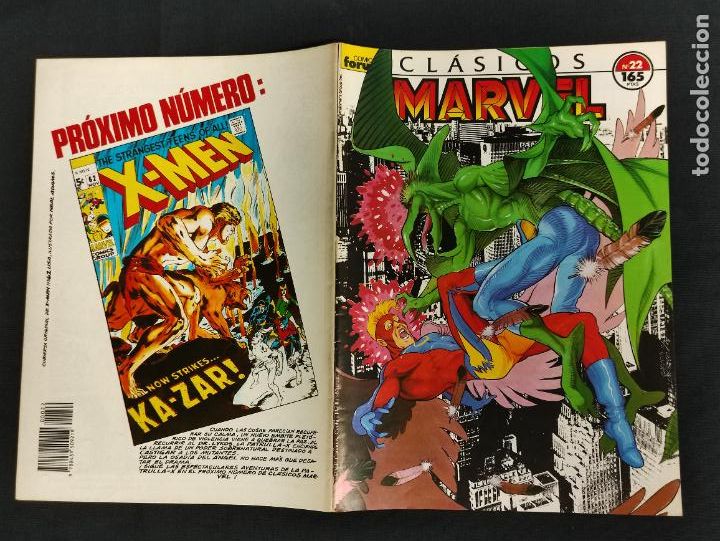 C&oacute;mics: CLASICOS MARVEL - N&ordm; 22 - INCLUYE POSTER CENTRAL - FORUM -