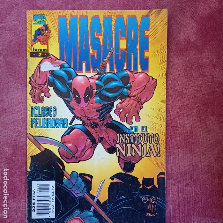 C&oacute;mics: MASACRE VOL. 3 N&ordm; 2 MARVEL - FORUM Deadpool - Foto 1