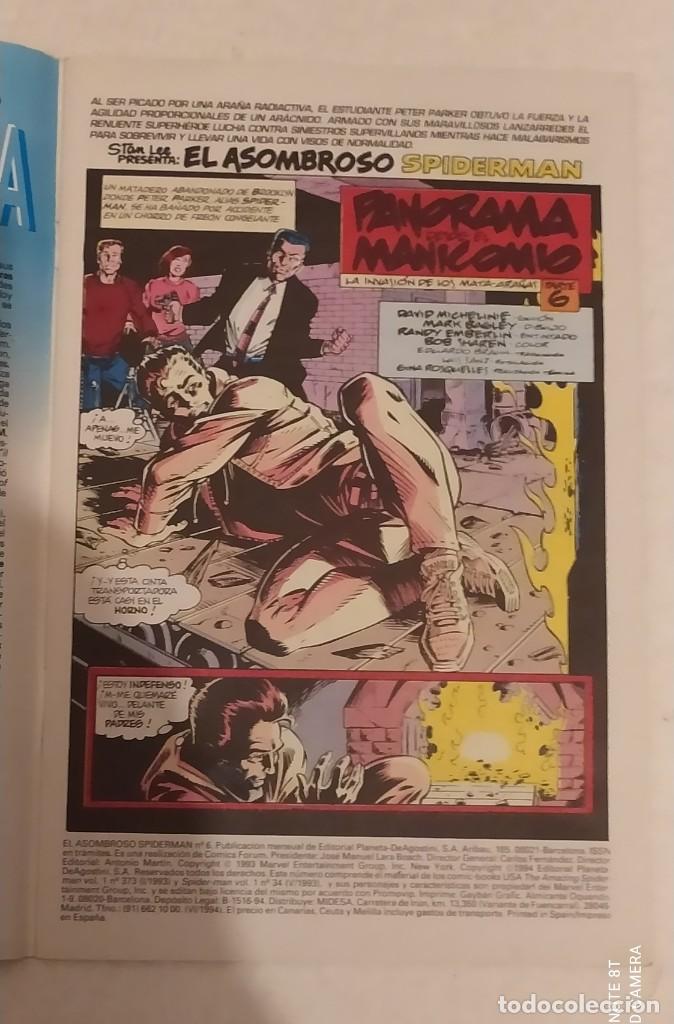 C&oacute;mics: EL ASOMBROSO SPIDERMAN N&ordm; 6. MARVEL FORUM. A&Ntilde;O 1994 - Foto 2