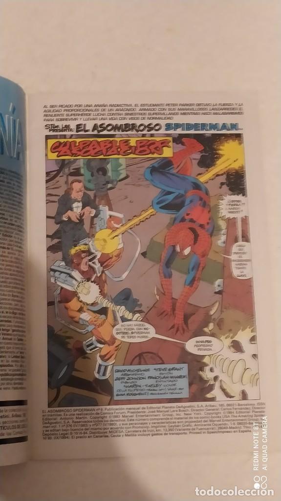 C&oacute;mics: EL ASOMBROSO SPIDERMAN N&ordm; 9. MARVEL FORUM. A&Ntilde;O 1994 - Foto 2