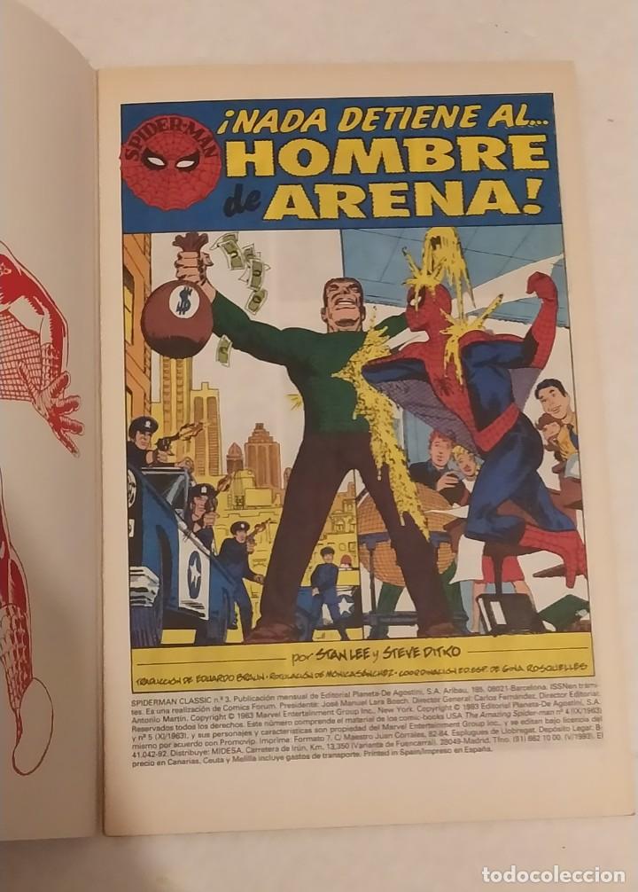 C&oacute;mics: SPIDERMAN CLASSIC N&ordm; 3. MARVEL FORUM. A&Ntilde;O 1993 - Foto 2