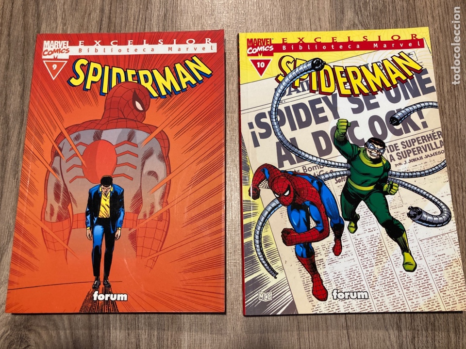 C&oacute;mics: SPIDERMAN - LOTE 9 N&Uacute;MEROS BIBLIOTECA MARVEL - EXCELSIOR - IMPECABLES- - Foto 5