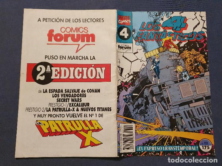 C&oacute;mics: LOS 4 FANTASTICOS VOL. 1 # 111 (FORUM) - 1992 - Foto 2