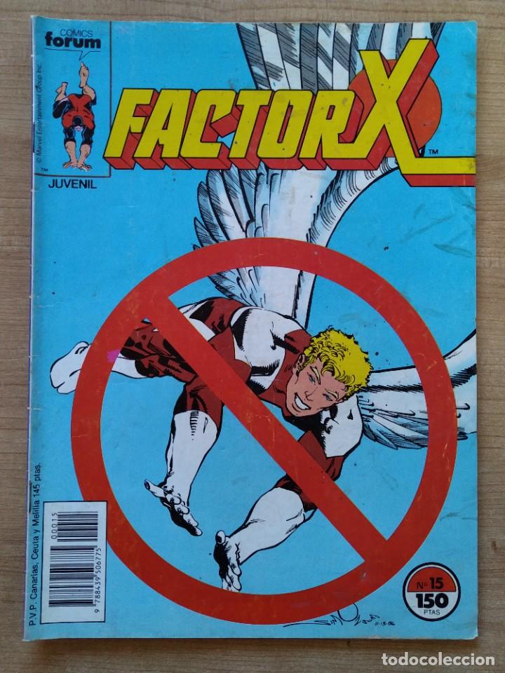 C&oacute;mics: LOTE 6 COMICS ORIGINALES - FACTOR X - MARVEL - COMICS FORUM - A&Ntilde;OS 80 ...L3716 - Foto 4
