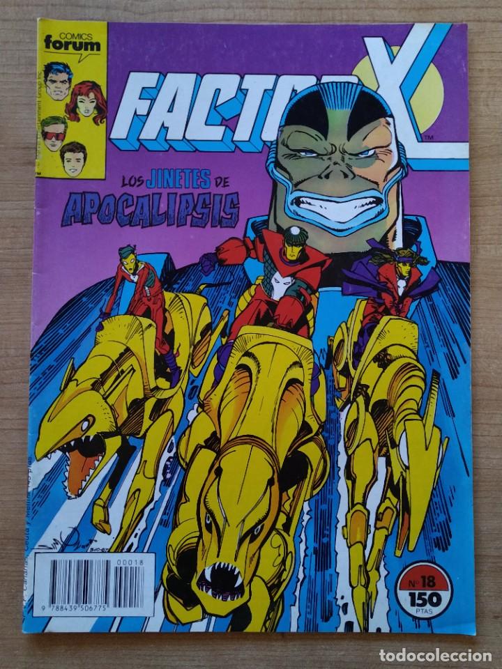 C&oacute;mics: LOTE 6 COMICS ORIGINALES - FACTOR X - MARVEL - COMICS FORUM - A&Ntilde;OS 80 ...L3716 - Foto 5