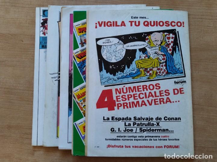 C&oacute;mics: LOTE 6 COMICS ORIGINALES - FACTOR X - MARVEL - COMICS FORUM - A&Ntilde;OS 80 ...L3716 - Foto 8