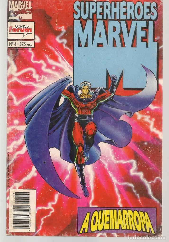 C&oacute;mics: SUPERH&Eacute;ROES MARVEL. N&ordm; 4. A QUEMARROPA. FORUM.(C/A28) - Foto 1