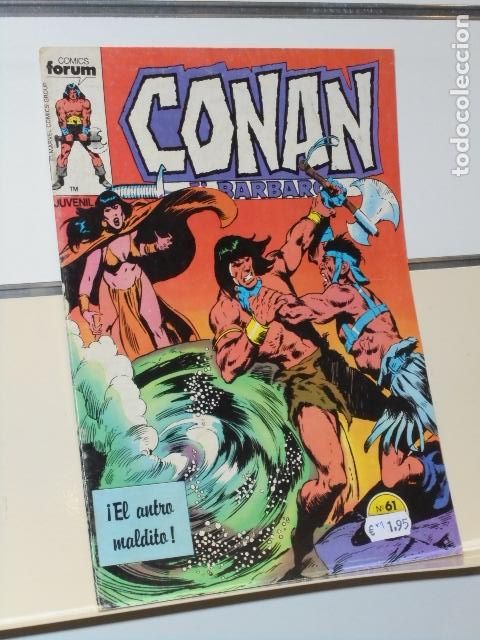 C&oacute;mics: CONAN EL BARBARO VOL. 1 N&ordm; 61 MARVEL - FORUM - Foto 1