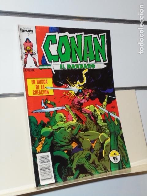 C&oacute;mics: CONAN EL BARBARO VOL. 1 N&ordm; 41 MARVEL - FORUM - Foto 1